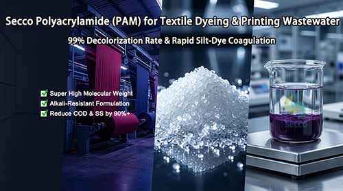 Polyacrylamide: အထည်အလိပ်ပုံနှိပ်ခြင်းနှင့် အရောင်ဆေးစက်မှုလုပ်ငန်းအတွက် လုပ်ဆောင်ချက်များစွာရှိသော